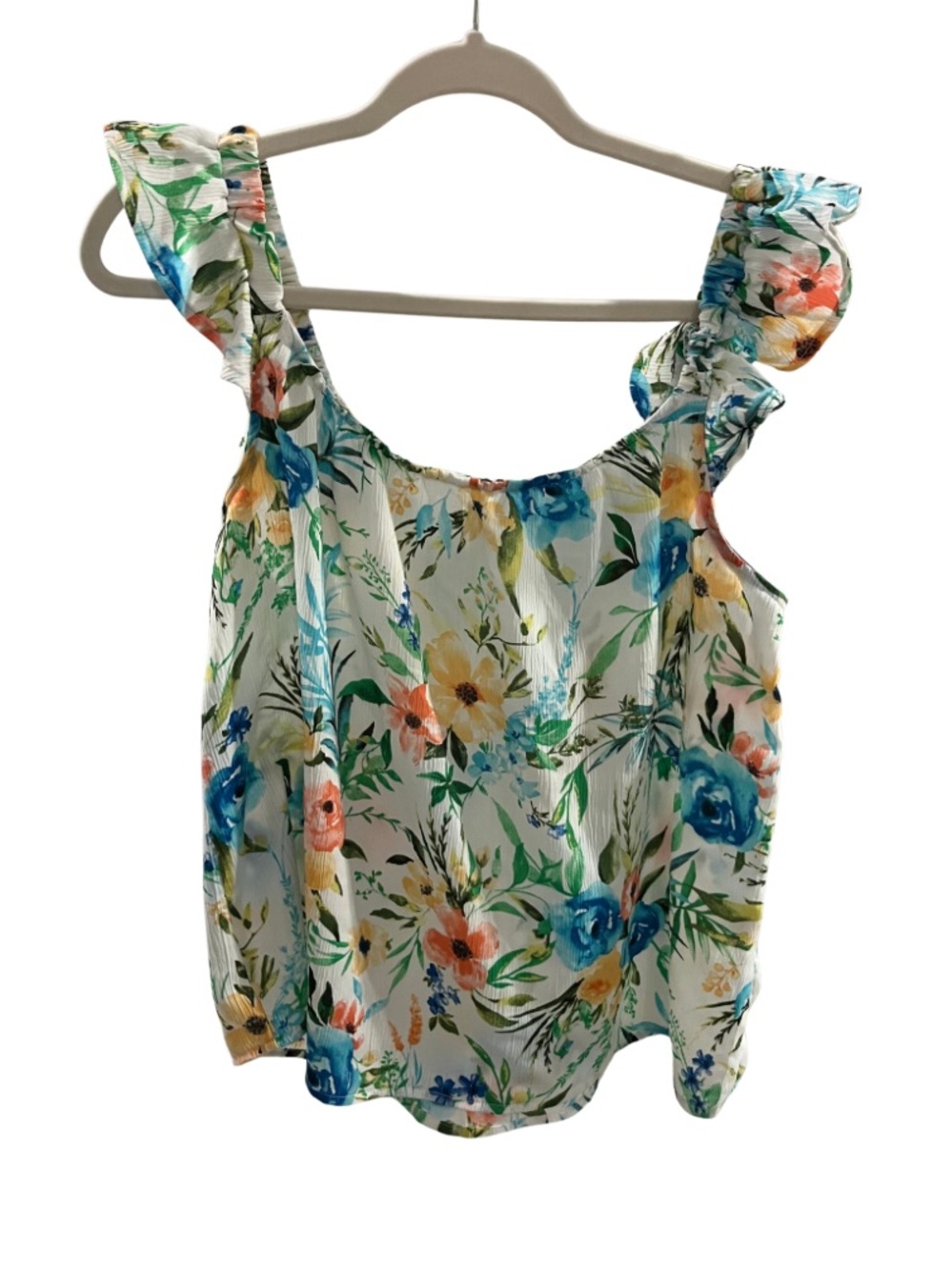 Blu Pepper white floral top small - Picture 4 of 6